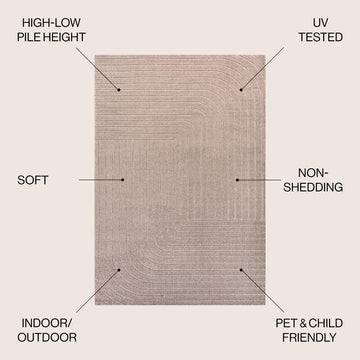 Odense Minimalist Angle Geometric Area Rug